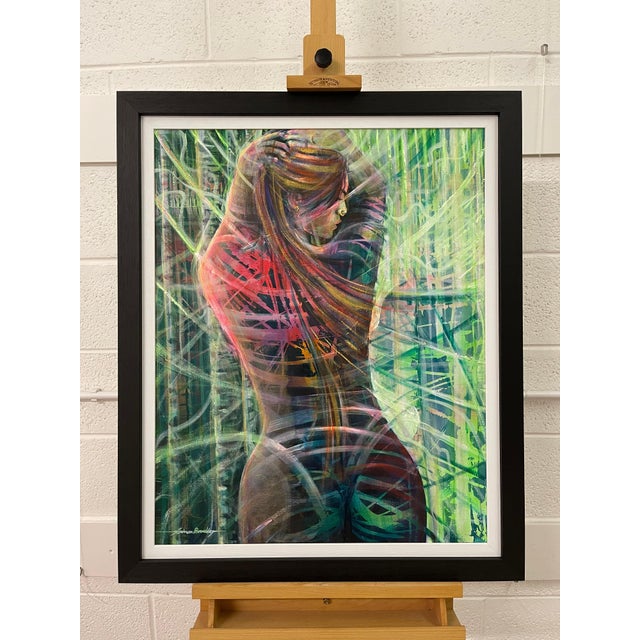 Contemporary Figurative Painting of Female Figure by British Artist 2020 For Sale - Image 6 of 14