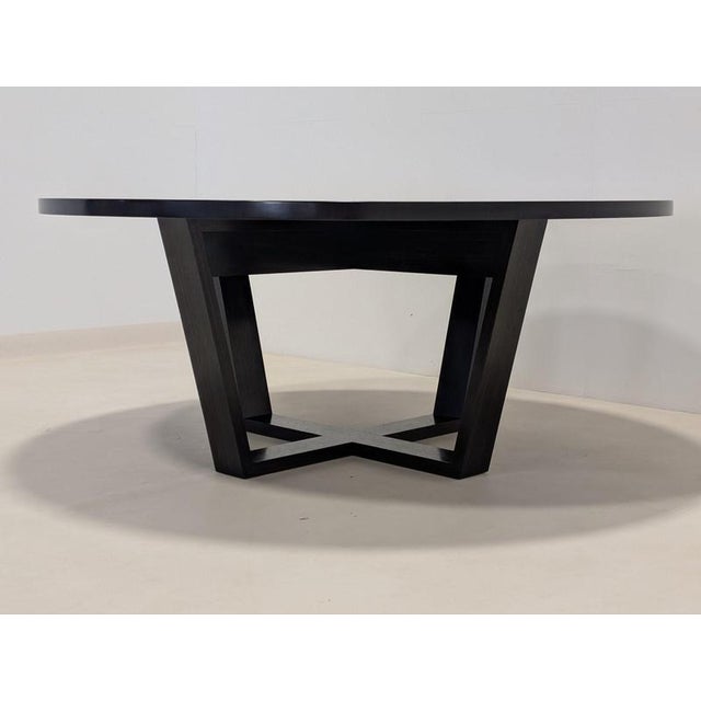 Black Macassar Ebony Bespoke Dining Table by Antonio Citterio For Sale - Image 8 of 13