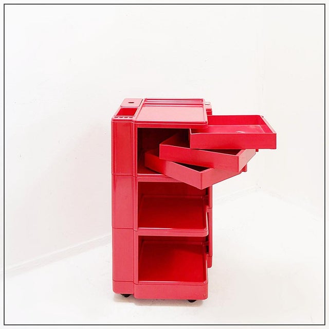 Vintage Artist's Trolley by Giovanni Pelis for Neolt Superstile, 1960s For Sale - Image 3 of 16