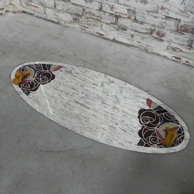 Art Deco Oval Mirror, 1920s For Sale - Image 9 of 11