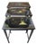 Chinoiserie Stately Vintage Nesting Tables - Set of 3 For Sale