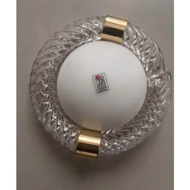 Vintage Wall Lamp from Barovier & Toso, 1950s For Sale - Image 3 of 5