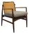 1950s Cane Back Lounge Chair by Ib Koford Larsen for Selig For Sale
