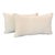 Green Pair of Tropical Banana Leaf Lumbar Pillows Indoor/Outdoor For Sale - Image 8 of 8