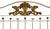 Hollywood Regency King-Size Wrought Iron Canopy Poster Bed With Distressed Silver Finish & Gilt Accents For Sale - Image 4 of 11