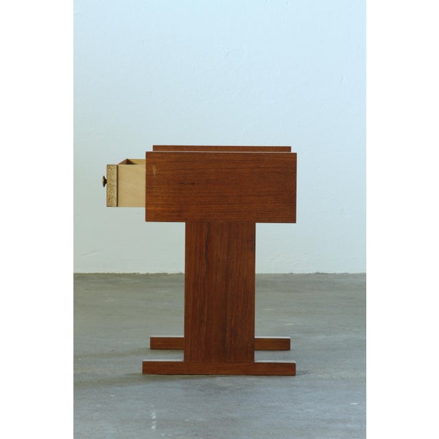 Mid-Century Modern Small Teak Bedside Table, 1960s For Sale - Image 3 of 18