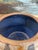Signed 1978 Studio Pottery Jar by Alice - Hand-Thrown Speckled Stoneware With Painted Lid and Cobalt Glazed Interior. For Sale - Image 10 of 10