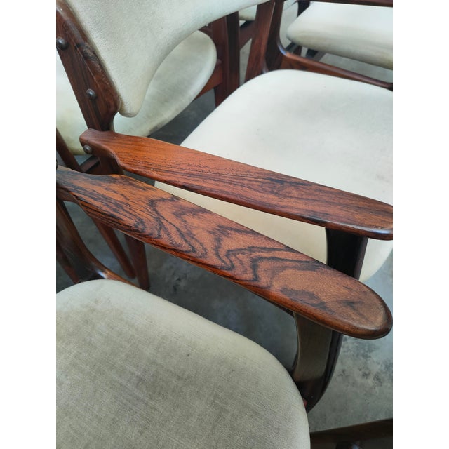 Mid-Century Chairs from Erik Buck, 1970, Set of 10 For Sale - Image 7 of 15