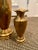 Vintage Brass Vases- Set of 3 For Sale - Image 4 of 6