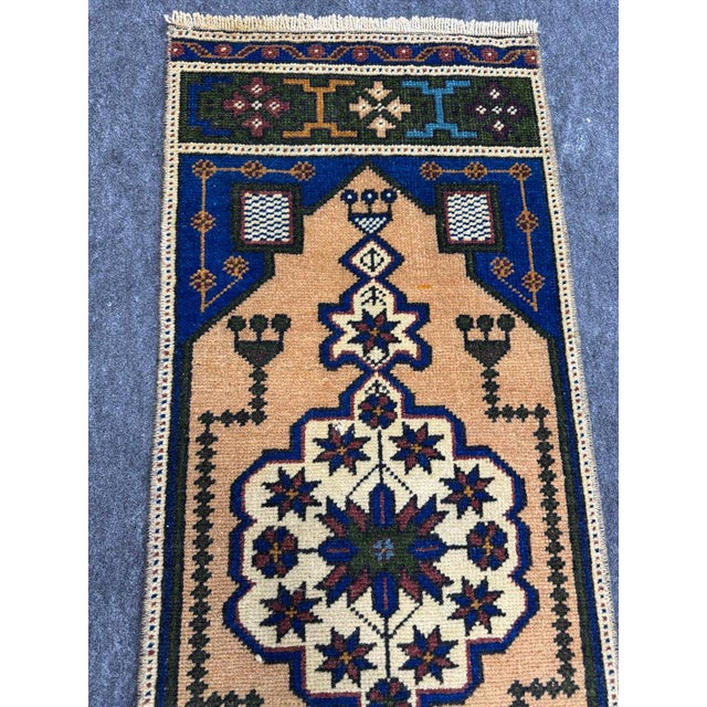 Turkish Yastik Rug 1'4" x 3'8" For Sale - Image 4 of 5