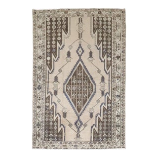 Mazlagan Malayer Neutral Accent Rug For Sale