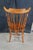 Late 20th Century Late 20th Century 6 Ethan Allen Duxbury Maple Colonial Windsor Fiddleback Dining Chairs For Sale - Image 5 of 14