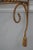 Italian Rope & Tassel Gold Finish Iron Hanging Display Shelf For Sale In Philadelphia - Image 6 of 10