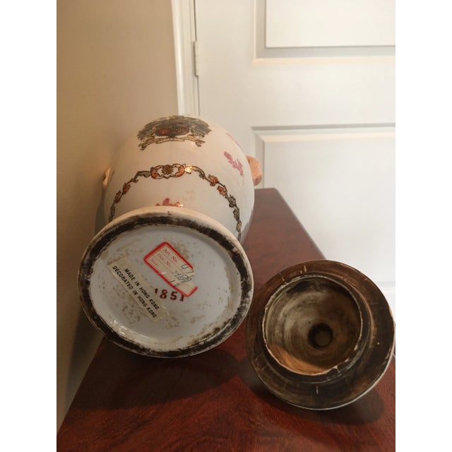 Antique Chinese Hand Painted Urn For Sale In Washington DC - Image 6 of 7