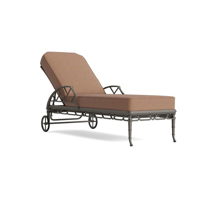 Brown Jordan Calcutta Adjustable Chaise Lounge, Mica frame with Fusion Clay fabric For Sale - Image 12 of 12