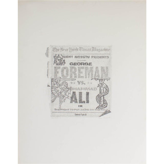 A signed graphite drawing by the American artist James Spencer Russell (1915-2000). Titled "One Fall #1," this work...