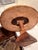 English Bobby Wood Vintage Hat Form Stand With Brass & Leather Details For Sale In Los Angeles - Image 6 of 9