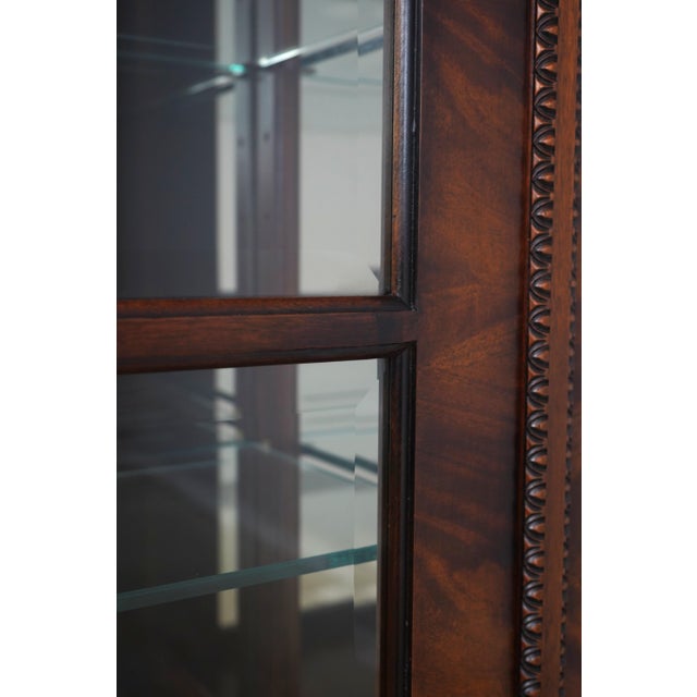 Henredon Large Sliding Glass Door Breakfront For Sale - Image 10 of 18