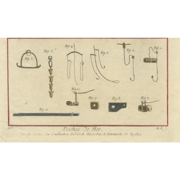 Paper Panckoucke, Maritime Harvest: Illustrated Techniques, 1793, Prints, Set of 2 For Sale - Image 7 of 10