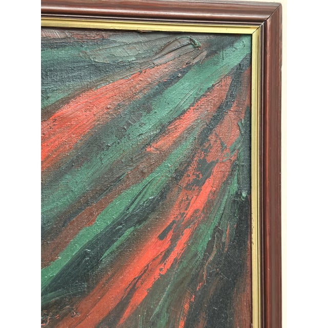 Abstract Expressionist Composition, 1950s, Oil Painting on Canvas, Framed For Sale - Image 17 of 18