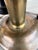 Vintage Candlestick Telephone Brass Table Lamp With Shade For Sale - Image 11 of 11