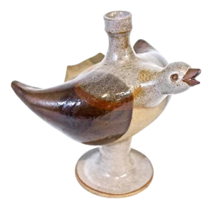 1970's June Jordan Ceramic Bird Vase