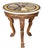 Victorian Oak and Inlaid Marble Center Table For Sale