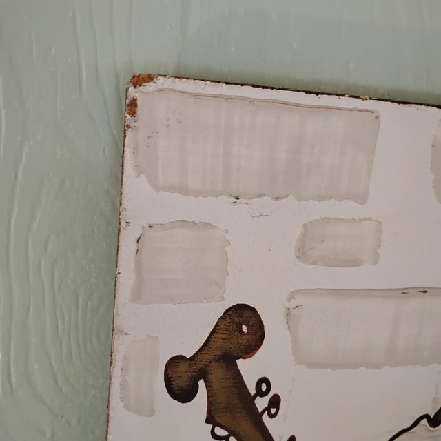 1970s Vintage William Sorrow Mixed- Media Painting Titled "Papa French" For Sale - Image 5 of 18