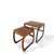 Mid-Century Curved Teak Nesting Tables from Nathan, Set of 2 For Sale - Image 4 of 7