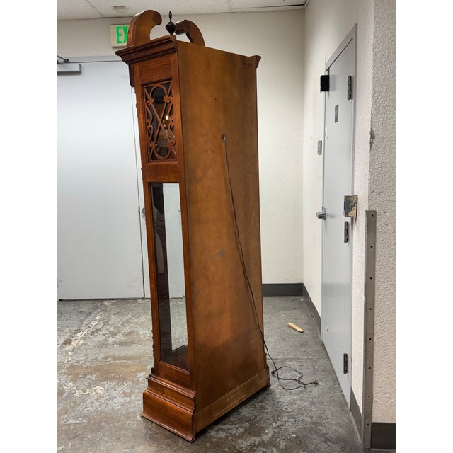 1990s Howard Miller "Raymour" Broadmour Collection Grandfather Clock, Circa 1990s For Sale - Image 5 of 12
