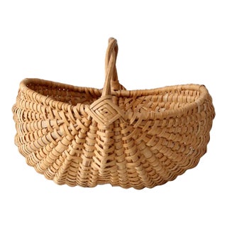 Vintage Harvest Basket For Sale