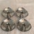 Mid-Century Modern Danish Modern Stainless Steel Denmark 4 Candle Holders and 4 Tea Light Holders - Set of 8 For Sale - Image 3 of 12