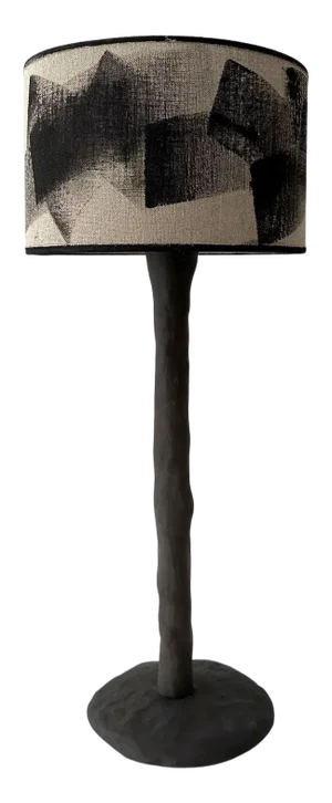 Abstract Wood Table Lamp by Atelier Monochrome