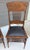 Antique Pressed Back Oak Dining Chairs With Leather Seats - Set of 4 For Sale - Image 10 of 18