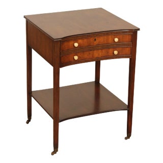 Kittinger Federal Style Mahogany One-Drawer End Table For Sale
