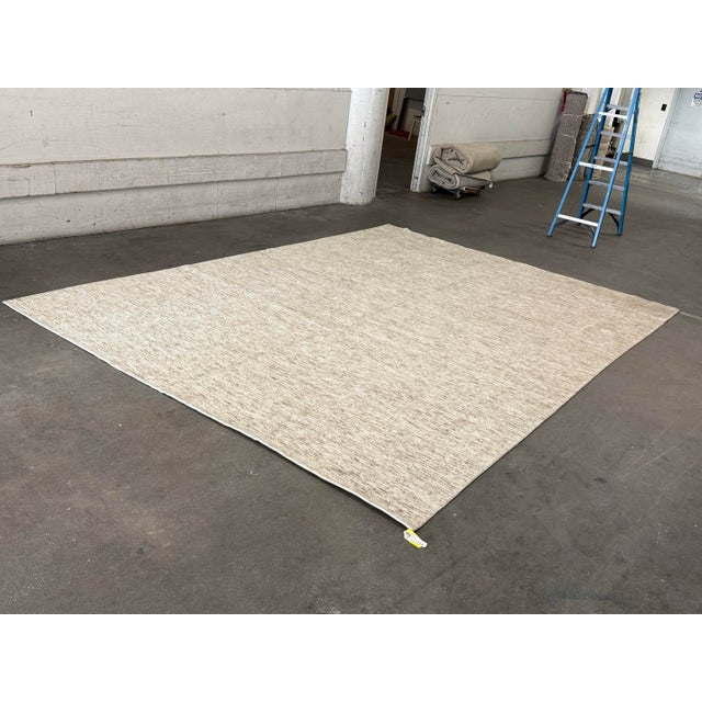 10ft × 13ft Modern Flatweave Area Rug For Sale In San Francisco - Image 6 of 12