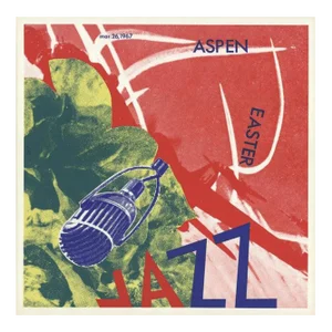 1967 James Rosenquist 'Aspen Jazz' Pop Art Red,Purple,Yellow USA Lithograph