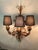 Mid-Century Venetian Tole Wall Sconces with Gilded Leaves, 1950s, Set of 2 For Sale - Image 4 of 11