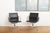 Swivel Chair EA 104 in Chrome-Plated Aluminum and Black Leather Upholstery by Ray and Charles Eames for Vitra, 1958 For Sale - Image 17 of 18