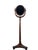 Mid 20th Century Antique Style Adjustable Pedestal Cheval Shaving Mirror For Sale - Image 5 of 7