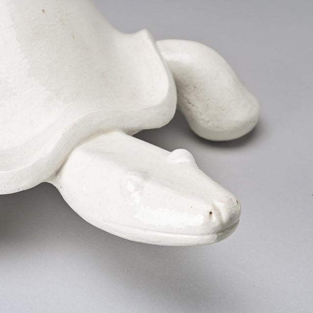 Ceramic Ceramic Tortoise by Ugo La Pietra for Superego, Italy, 2006 For Sale - Image 7 of 15