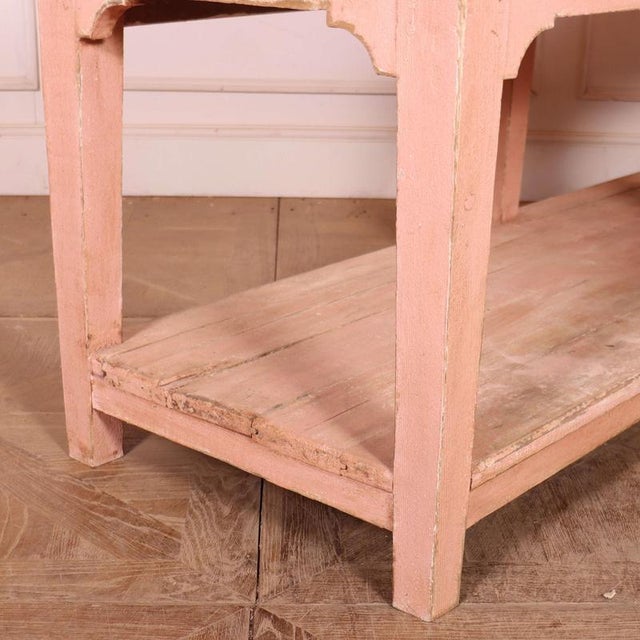 Scottish Farmhouse Potboard Dresser Base For Sale - Image 9 of 14