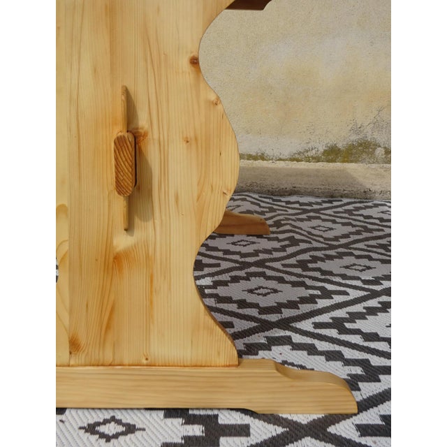 Vintage Monastery Dining Table in Pine, 1980s For Sale - Image 15 of 18