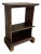 Arts & Crafts Style Oak Open Shelving Side Table For Sale