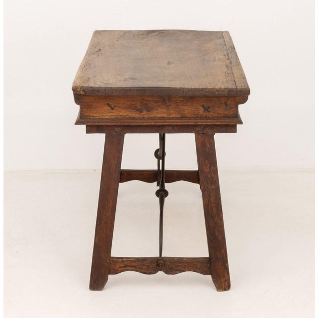 Spanish Baroque Writing Desk, 17th C. For Sale - Image 9 of 10