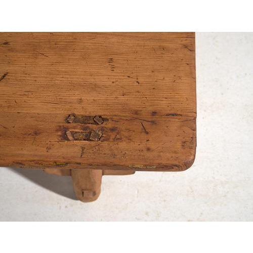 Brown Antique Chinese Qing Dynasty Kang Table in Pine For Sale - Image 8 of 10