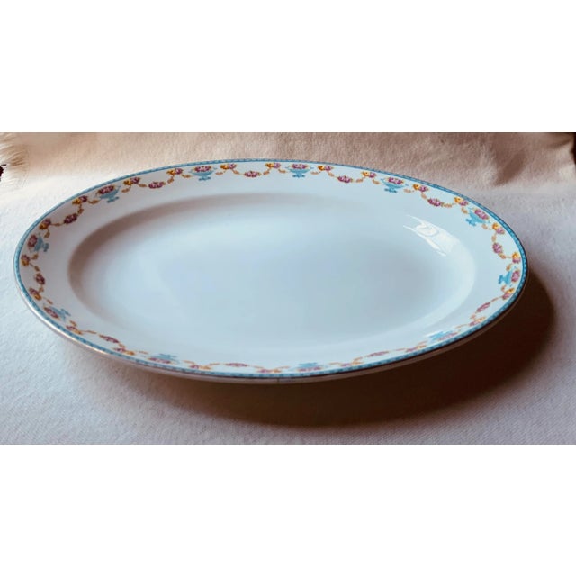 1930s Grindley & Co "The Royston" Bone China Meat Platter – Vermont Estate Find For Sale - Image 4 of 18