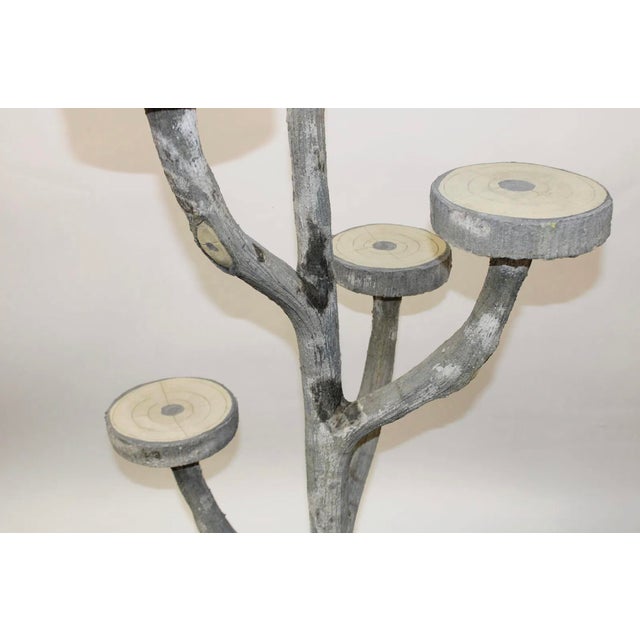 French Faux Bois Naturalistic Plant Stand For Sale In Atlanta - Image 6 of 8