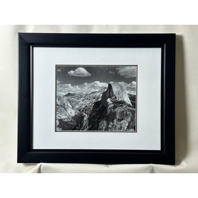 Wood Two Ansel Adams Lithographs, Yosemite: Half Dome & Tenaya Lake For Sale - Image 7 of 13