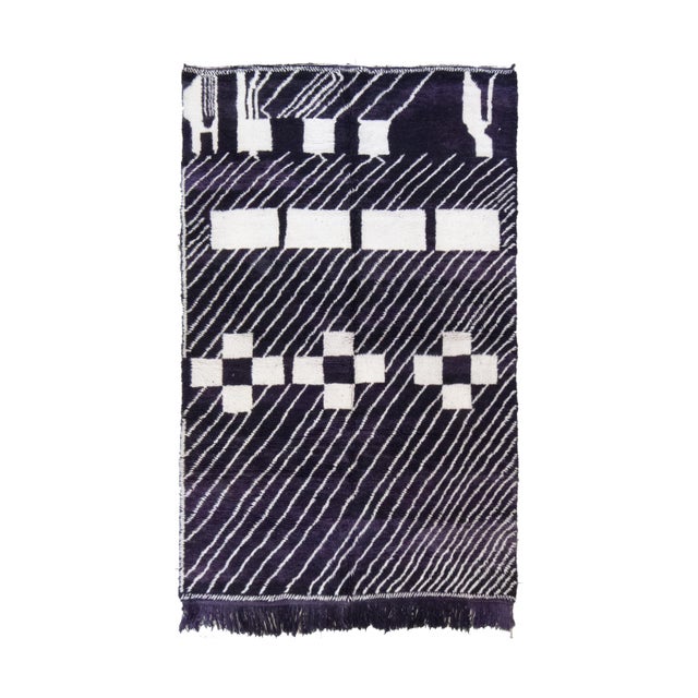 Berber Beni Ourain Rug For Sale - Image 4 of 4